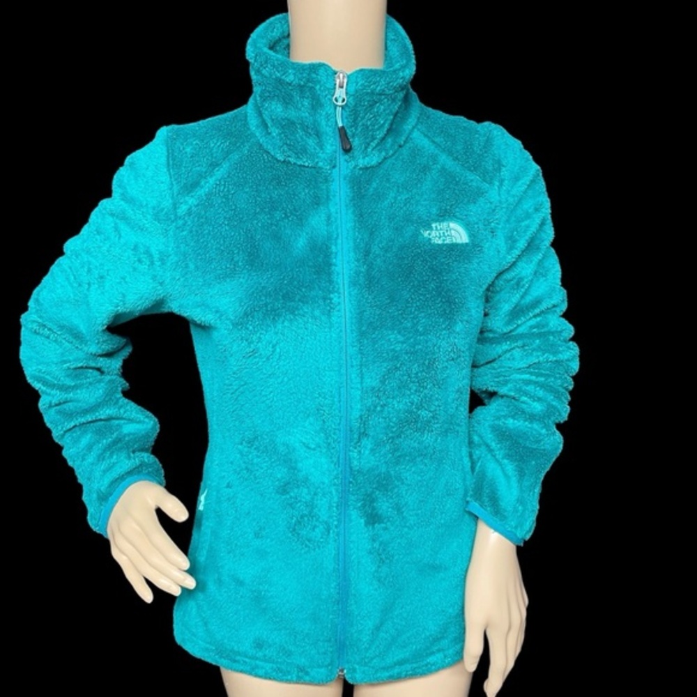 The North Face Green S Osito 2 Full Zip Fleece Jacket in EUC